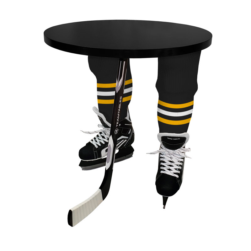 Table de bout à 3 pieds, Noir, Penguins de Pittsburgh, Noir