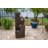 Lincoln Cascading Floor Fountain - Woodgrain