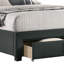 Lit plateforme tapissier avec rangement Gearlene-88632667