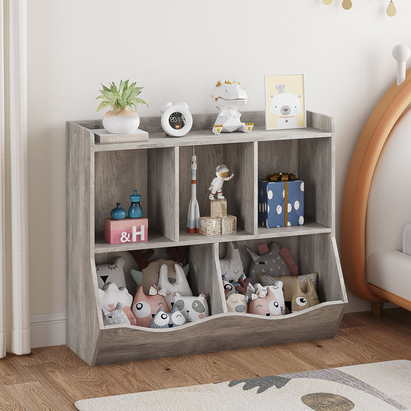 Jerrious 91.4Cm Toy Storage in Grey