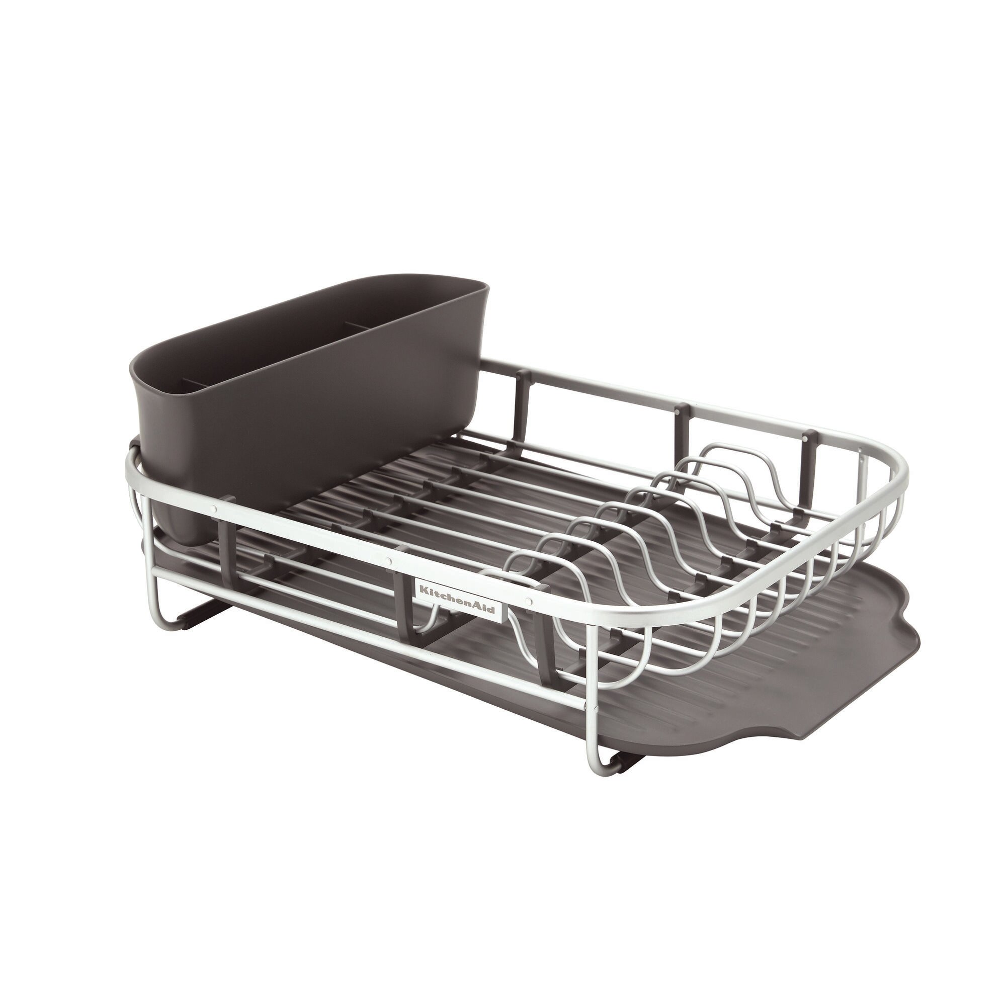 KitchenAid Full Size Expandable Dish Drying Rack - Charcoal