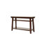 1 pièce Console de rangement sous la table avec canapé et placage en bois d'hévéa