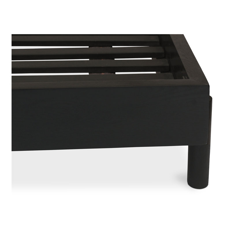 Misaki Upholstered Bed, Black, Queen