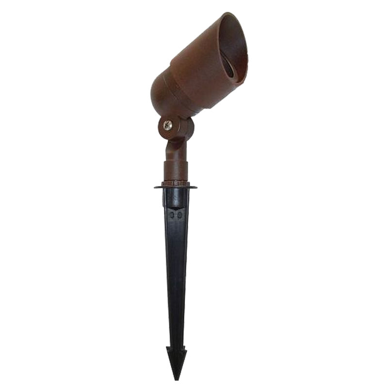 Bronze Heavy Duty Cast Aluminum LED Outdoor Spotlight