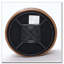 Fauteuil d'appoint pivotant en cuir-1613384869