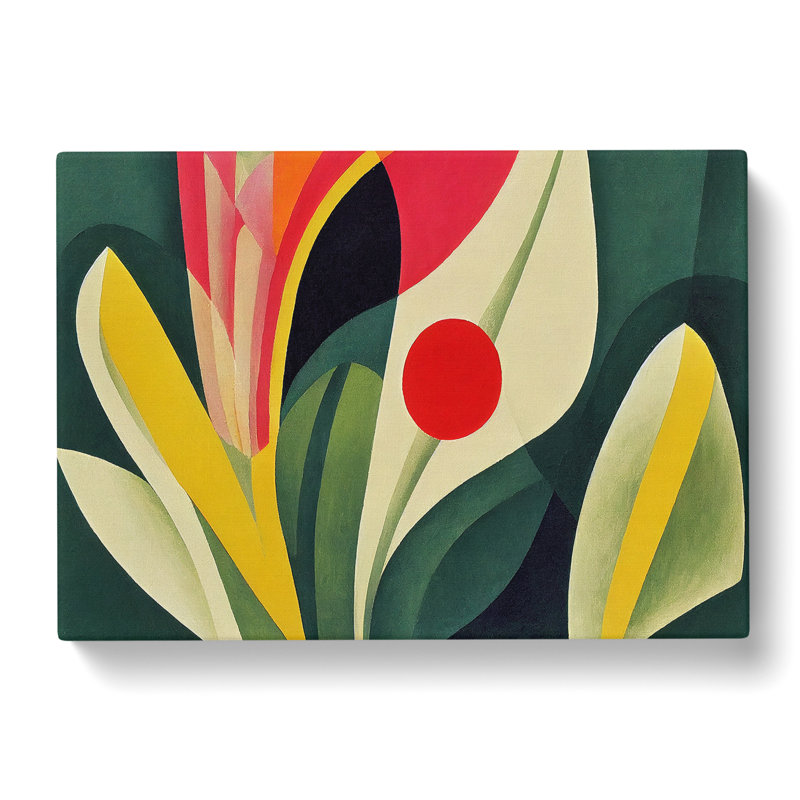 Floral Art - Wrapped Canvas Print, 40cm H x 60cm W x 3cm D