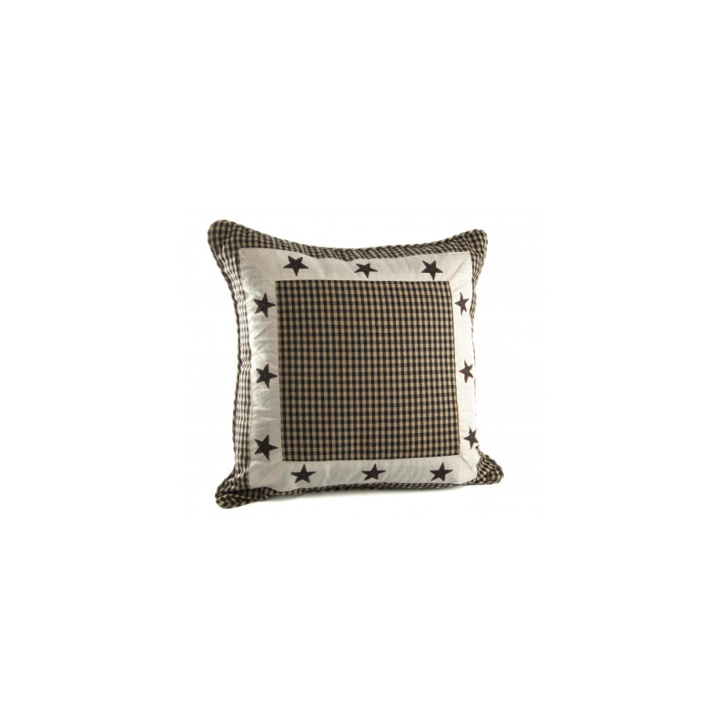 Housse de coussin en coton Star Star, Pas de bourre