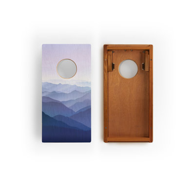 1Ft X 2Ft Smoky Mountains National Park Mahogany Pathfinder Cornhole Board Set