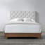 Grand lit performance en velours Rhiannon-1146860430