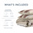 Premium Twin/twin Xl Bedding Sets, Polyester Terracotta Comforter With Textured Stripes For Modern Bedroom