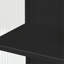 Armoire de rangement murale noire avec tiroirs fonctionnels, répondant à divers besoins, look élégant