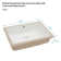 18 In. Undermount Rectangle Porcelain Vanity Bathroom Sink In White Ceramic With Overflow