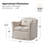 Mcgee Modern Farmhouse Slipcovered Swivel Armchair-1500002946