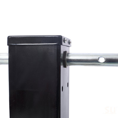 Weld On Trailer Jack, 12,000 Lbs. Capacity, Sidewind Crank, No Mount Square Jack Tube,26 Inch Travel, Heavy-Duty Square Tube