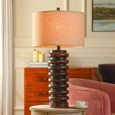 Solid Wood Table Lamp
