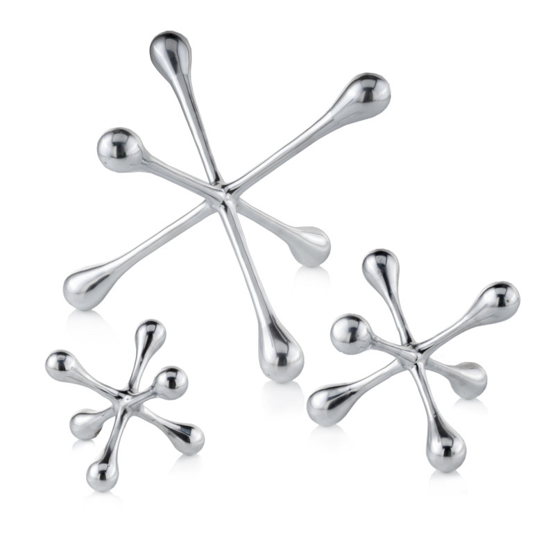 Petit cric décoratif Cantillo, H 4,5 po x l 5 po x P 5 po