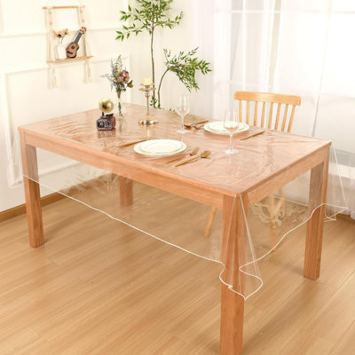 Nappe en plastique transparent 1 pièce