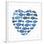 «Lovely Fishes», reproduction d'art encadrée-21127077