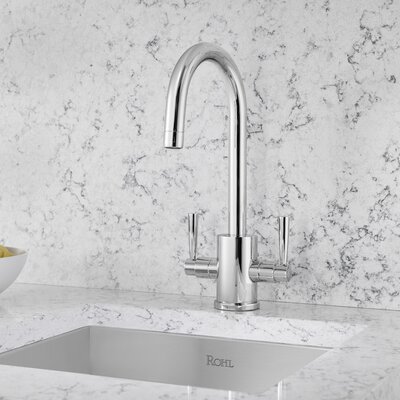 Holbornâ¢ Two Handle Bar/Food Prep Kitchen Faucet -  Perrin & Rowe, U.4213LS-APC-2