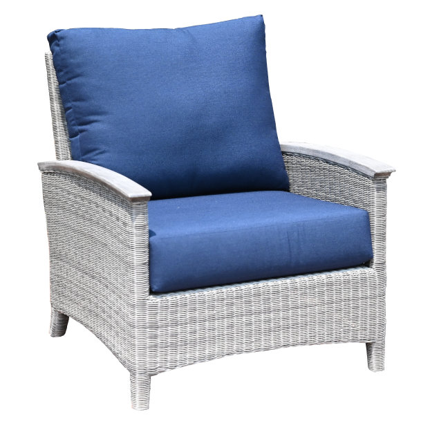 Bella Outdoor 5 - Piece Teak Conversation Set, Cast Charcoal