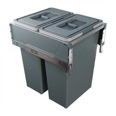 BLOCK 2.0 Manual Lift Pull Out Trash Can - 18.5 Gallons