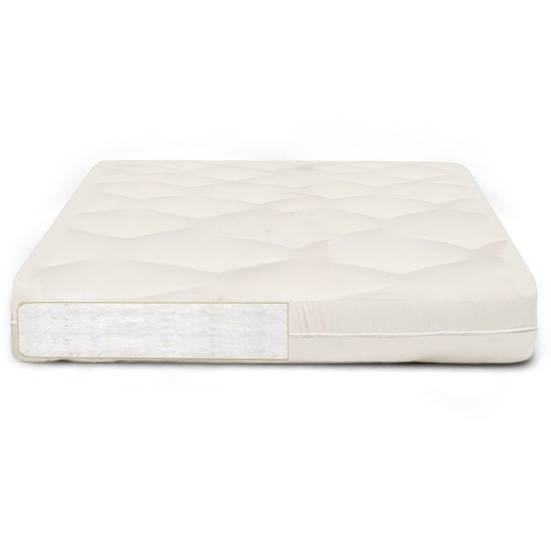 Matelas de futon en coton 8 po Ernberg, 6", Simple