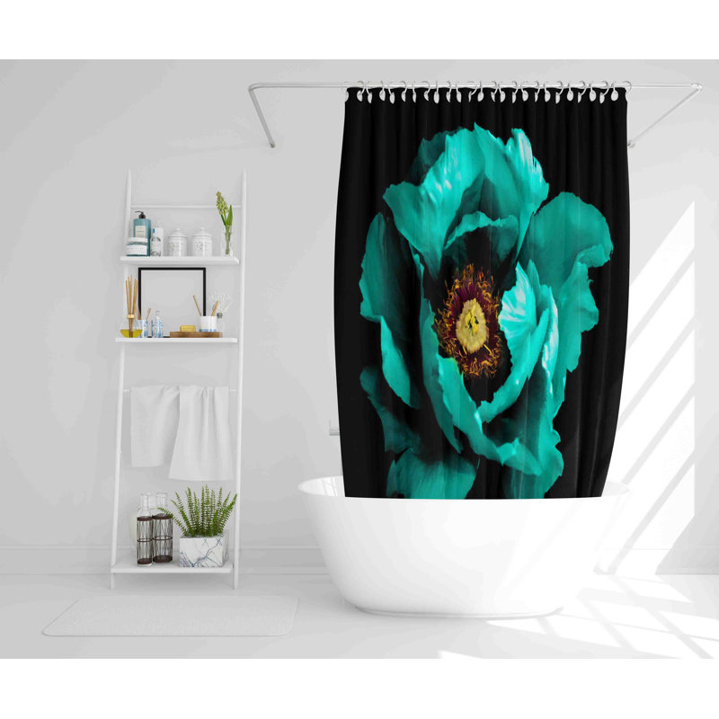 Strother Polyester Shower Curtain Set, 168cm H x 168cm W