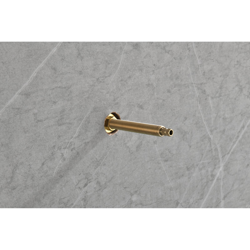 Contrôle du volume de la douche - Valve en métal coulé de 3/4 po avec poignée en laiton réglable, rouille, noir mat, métal de procédure d'installation pratique, résistance à la corrosion, antirouille, processus d'installation rapide
