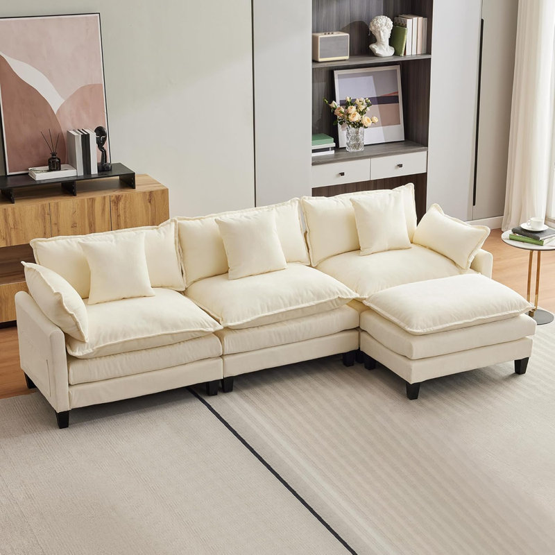 Canapé modulaire 112,2 po