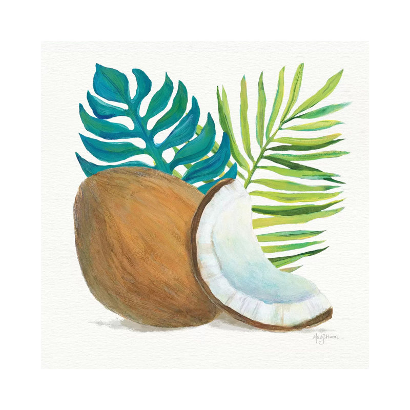 Coconut Palm IV 1 Piece Wrapped Canvas Wall Art, 93.98 cm H  x 93.98 cm W
