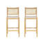 Tabouret carré rembourré avec dossier canne l 19 "Lummie-568953981-568953976