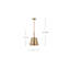 Luminaire suspendu simple à 1 lumière Jahirah-88608547-88608549