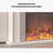 French retro solid wood simple simulated flame decorative electric fireplace-776773142-776773137