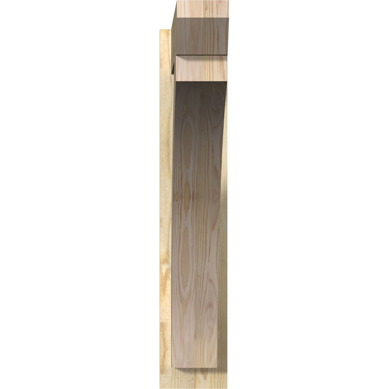 Persienne en bois Thatton, P 32 po x H 32 po, Cèdre rouge occidental l 7 1/2 po (lisse)
