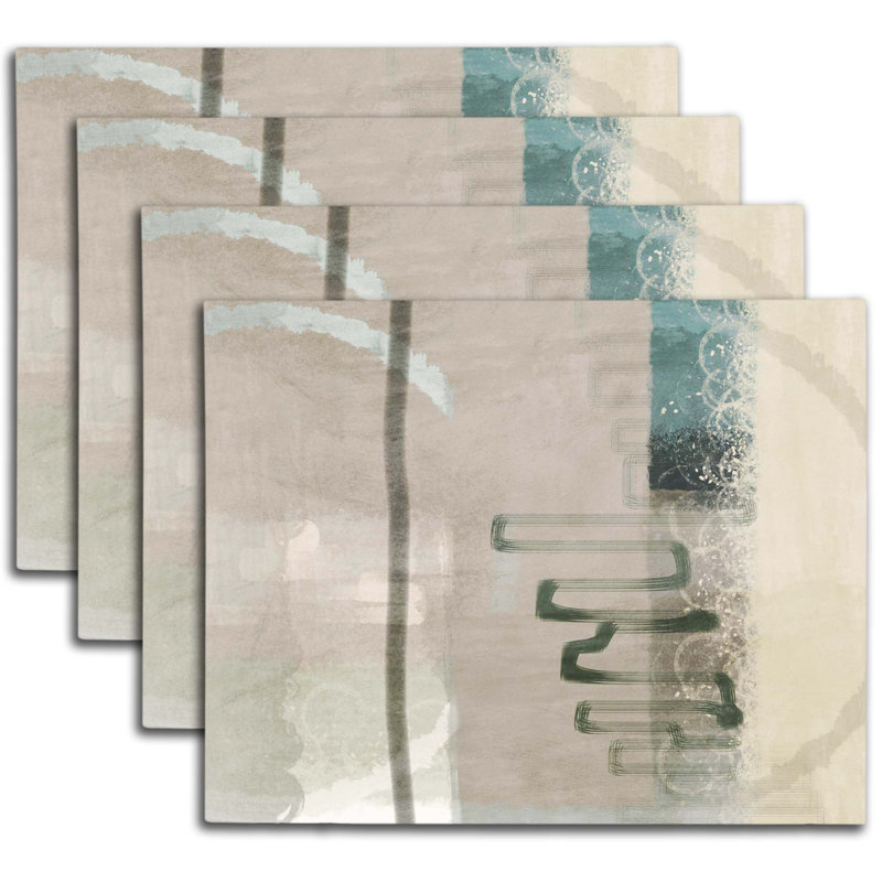 Napperon abstrait en polyester