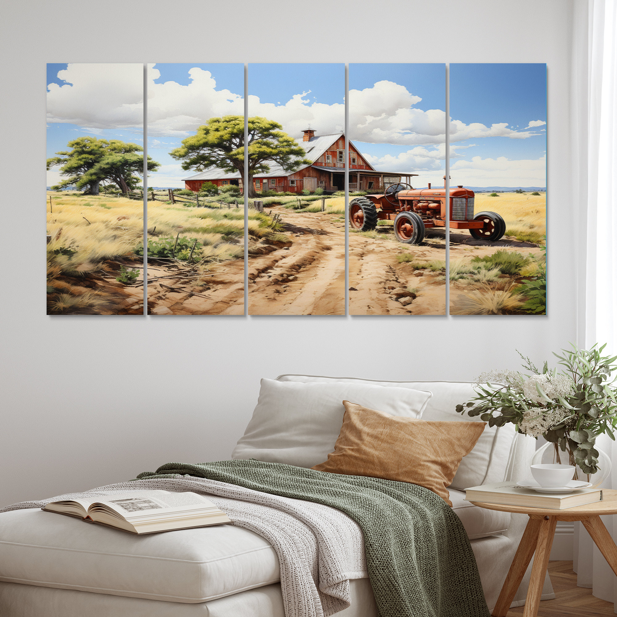 Gracie Oaks Barns Rustic Charm VIII Farmhouse Metal Wall Art Living