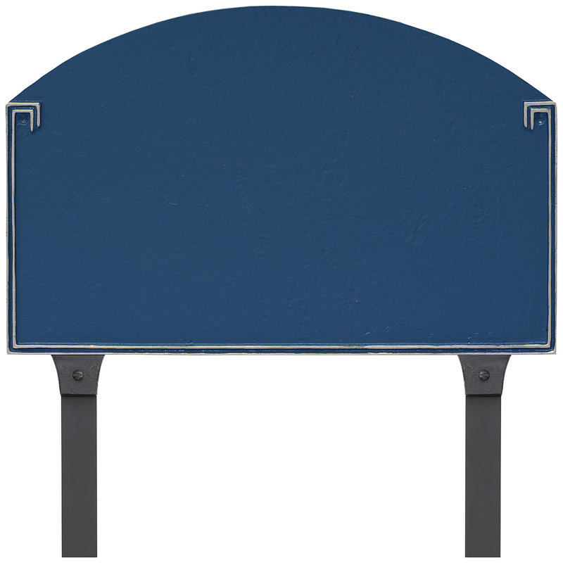 Georgetown Arch Lawn Insert, Sea Blue/Silver