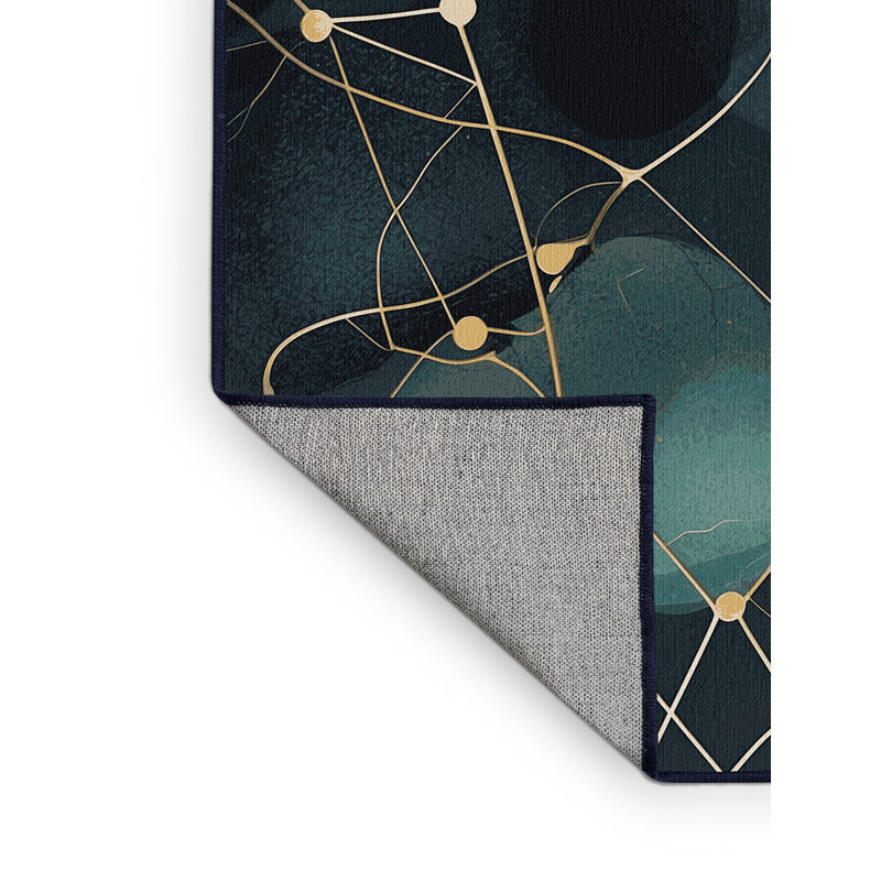 Gravity Trails Rug, Round 4'