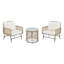 Beige Garden Lounge Sofa Set