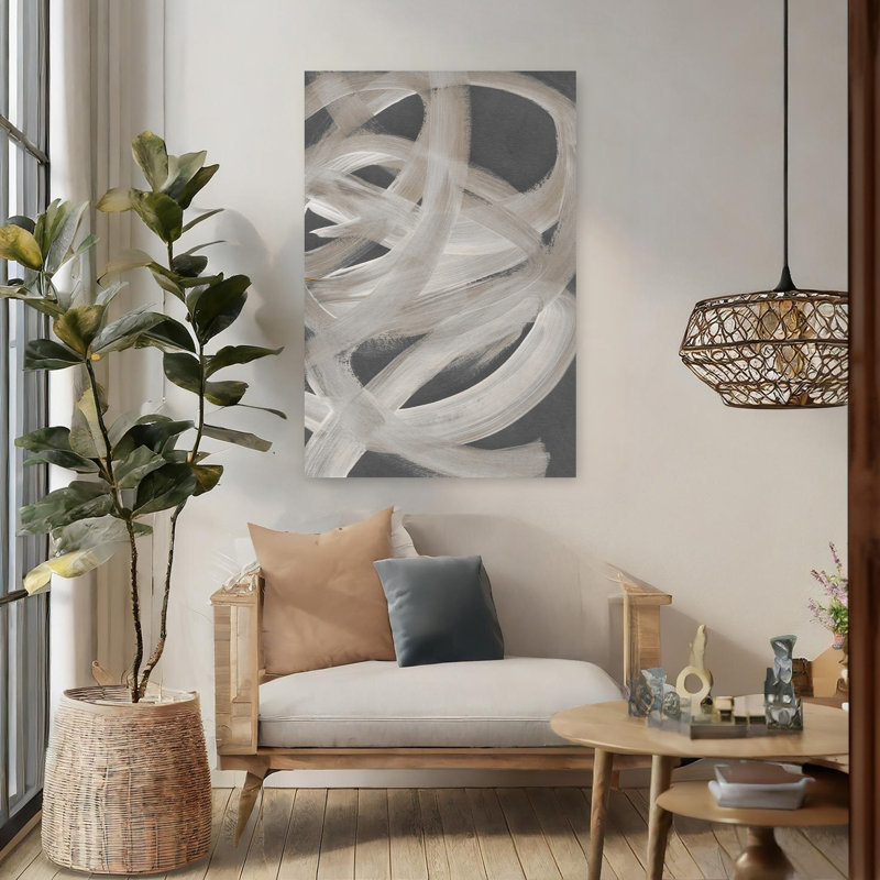 Art contemporain contemporain, H 48 po x l 32 po
