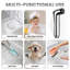 Vaporisateur de bidet à mode simple avec tuyau de 59 po-124535419
