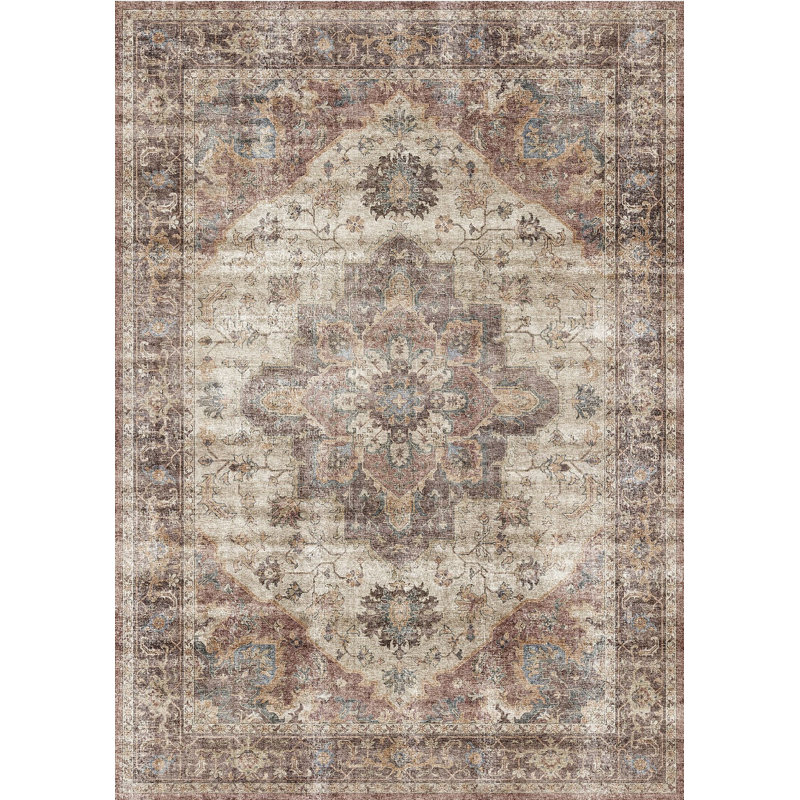 Tapis doux lavable à la machine Whitley, Rectangulaire 8 pi x 10 pi
