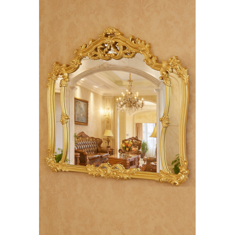 Rectangle Mirror, Gold