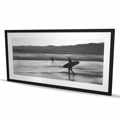 Surfers - Waves Sports Framed Matted Print | Home Decor