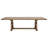 Fremont Brown Trestle Rectangular Dining Table