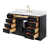 Black Oak/Satin Brass is out of stock