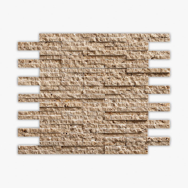 Noce Splitface Paris Travertine Mosaic