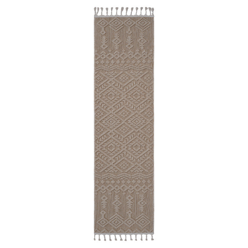 Tapis tissé à la machine Naar Guros, Tapis de couloir 2 pi 2 po x 8 pi