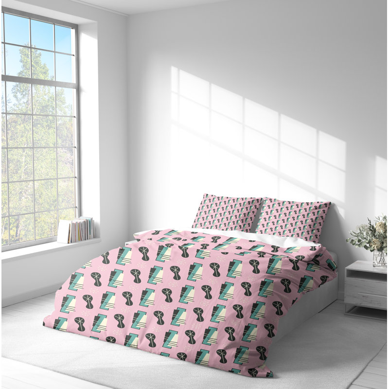 Abstract Duvet Cover, King Duvet Cover + 2 King Pillowcases