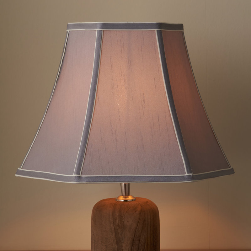 Ervine 28 cm H Bell Silk Lamp Shade ( Screw On ), 28cm H x 36cm W x 36cm D